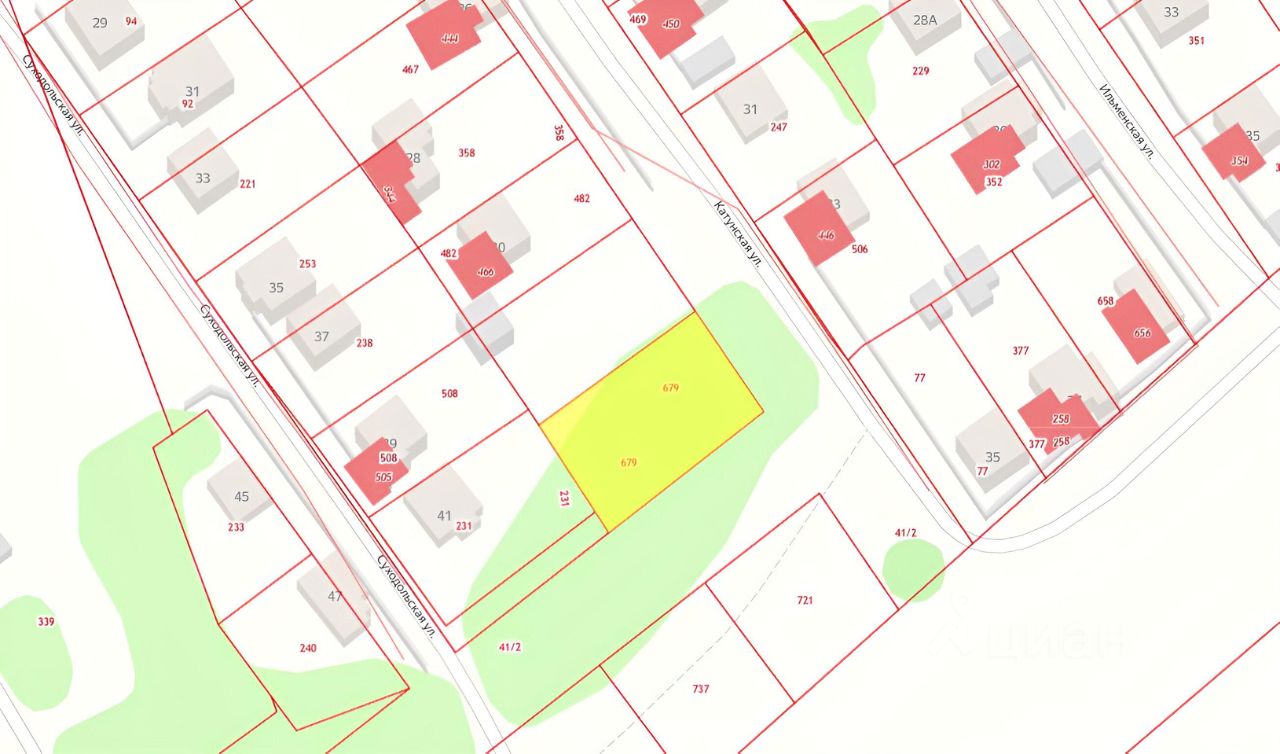 Продажа участка 10сот. ул. Катунская, Волгоград, Волгоградская область -  база ЦИАН, объявление 295095199