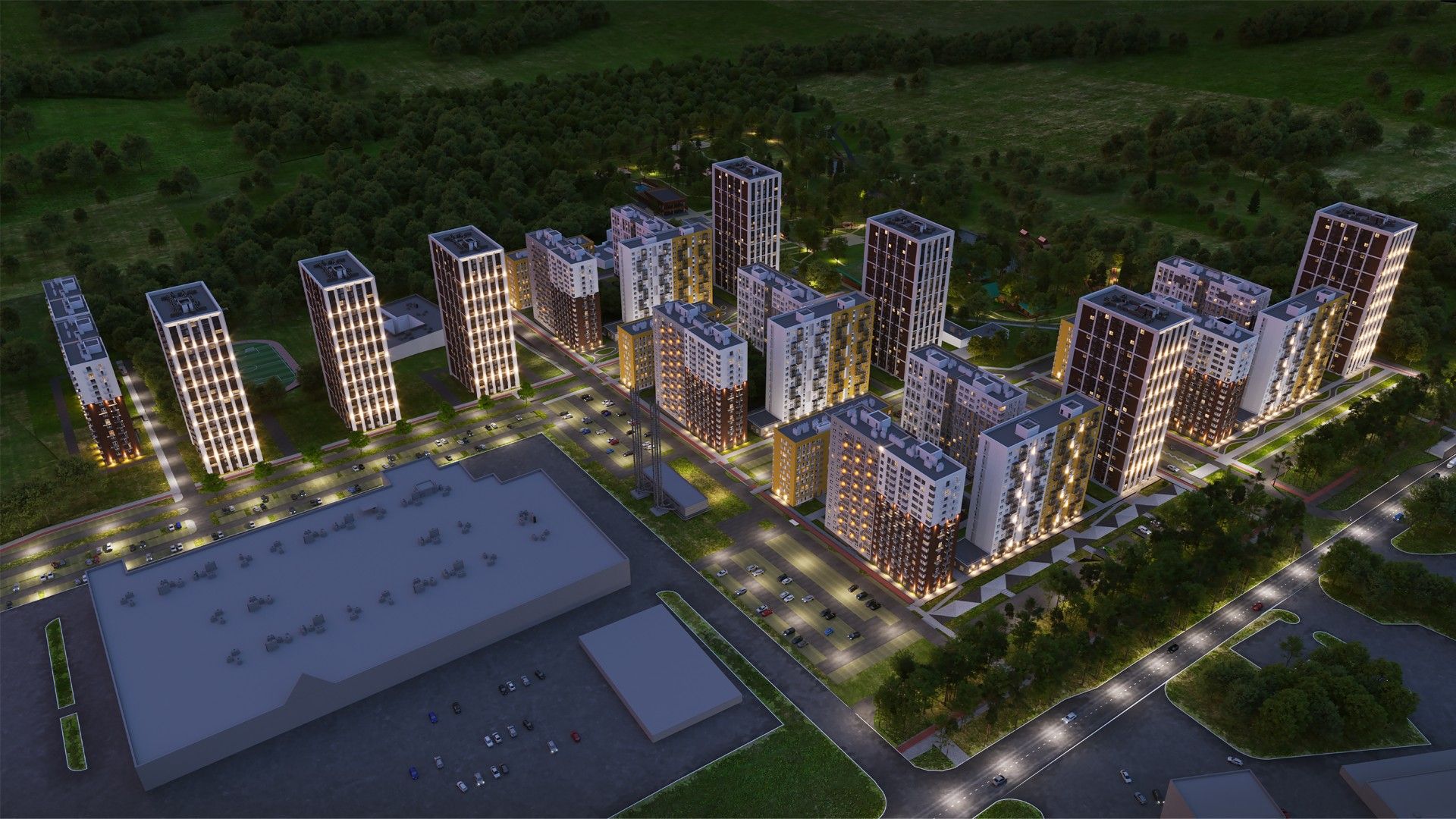 новостройки
